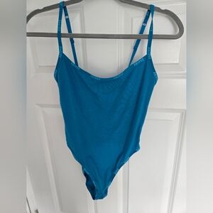 SKIMS Blue Bodysuit